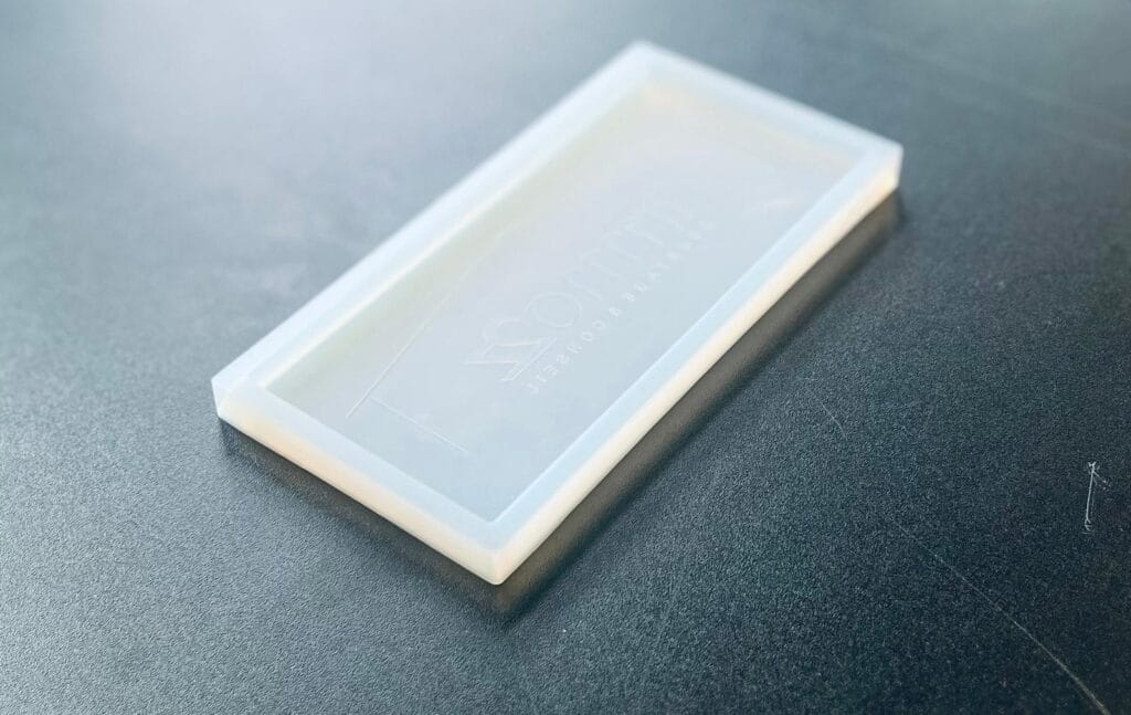 Silicone mold transparent for chocolate industry